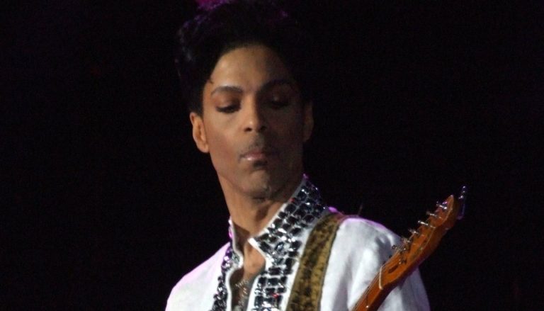 Prince playing at Coachella in 2008. (Photo: )