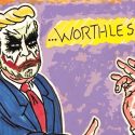 Jim Carrey Garish Portraits Continue to Define the Trump Political Milieu (See!)