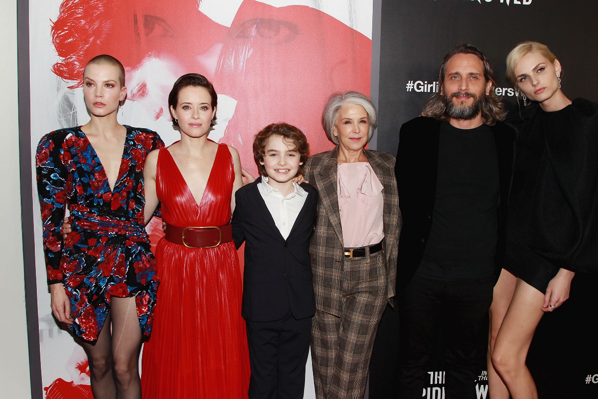 ,Sylvia Hooks , Claire Foy ,Christopher Convery ,Elizabeth Cantillon, Fede Alvarez and Andreja Pejic
