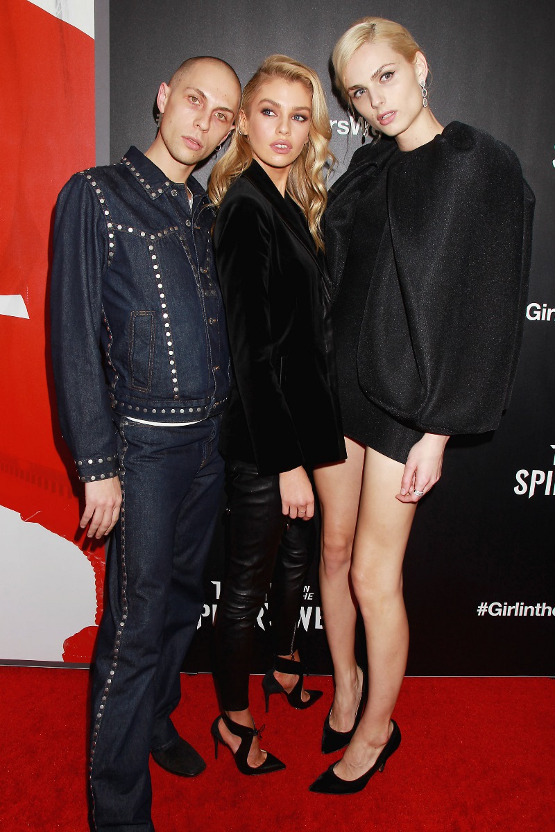 Luke Abby , Stella Maxwell and Andreja Pejic