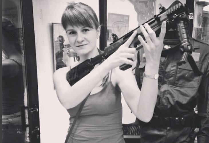 Russian agent Maria Butina knew the way to the heart--and soul-- of the NRA and old-fart Republicans--guns and sex. (Photo: Instagram)