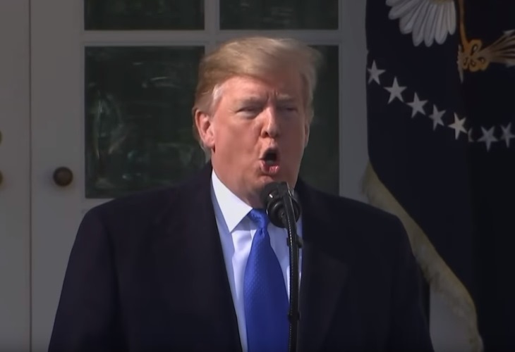 Donald Trump's health has raised red flags after his sudden hospital visit. (Photo: ScreenCap)