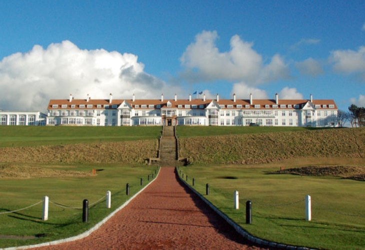 Donald Trump has been accused of laundering Russian money to buy and refurbish his golf course in Turnberry, Scotland. (Photo: Mary and Angus Hogg)