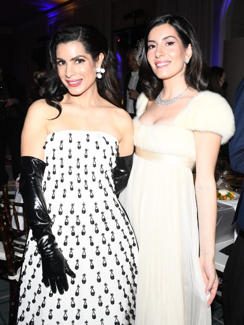 Lizzie Asher and Alessia Fendi strike a pose. (Photo: BFA)