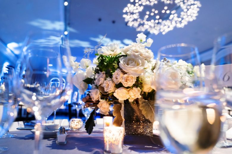 At table setting at the Winter Wonderland Ball. (Photo: BFA)
