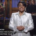 Ariana DeBose on SNL and the line that tripped her up. (Photo: SNL ScreenCap)
