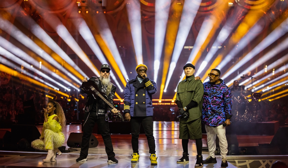The Black Eyed Peas, led by rappers will.i.am, apl.de.ap and Taboo were showcased at Dubai Expo 2020 Infinite Nights Series
