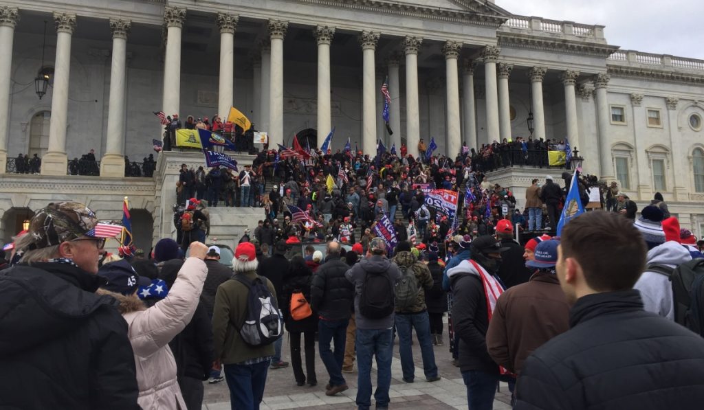 Far right Trump supporters storm the U.S. Capitol, Jan. 6, to overturn the 2020 election. (Photo: )