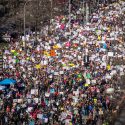 Hundreds of thousands of young people gathered in Washington, DC, for the March for Our Lives rally, protesting gun violence. (Photo: Phil Roeder)