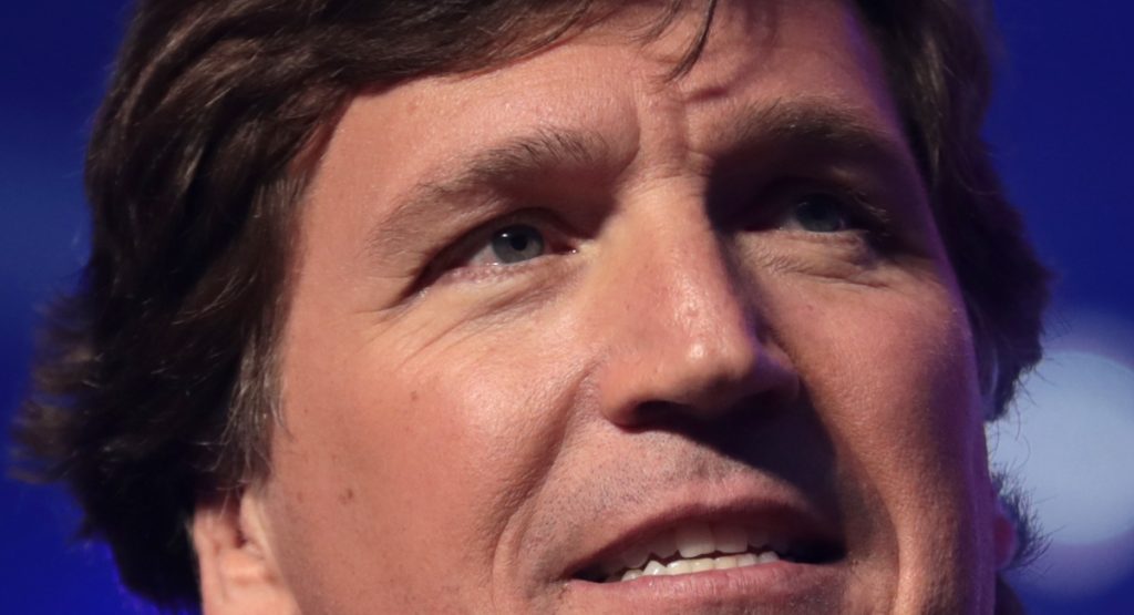 Tucker Carlson career at Fox News is on the line in Dominion lawsuit. (Photo: Gage Skidmore, Wikipedia)