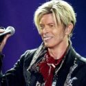 David Bowie's hand-written lyrics for his iconic song 'Starman' are going up for auction in Los Angeles. (Photo: Bang ShowBiz)
