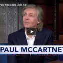 Paul McCartney provides some rare insights on The Beatles on Late Night with Stephen Colbert. (Photo: ScreenCap/YouTube)