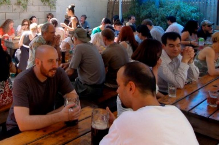 Loreley on Manhattan’s increasingly trendy Rivington St. on Manhattan's Lower East Side, is a German-style Biergarten and restaurant that understands the hospitality basics.