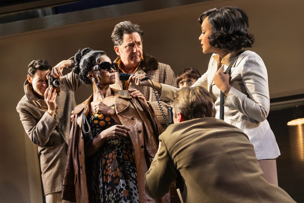 It’s all about being a diva for Krystal Joy Brown’s character Gussie in Broadway’s Merrily We Roll Along. (Photo: Matthew Murphy)
