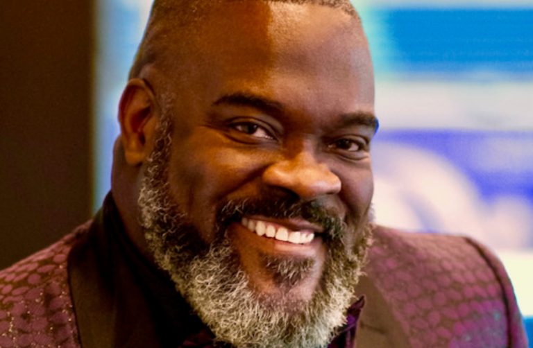 Philip Boykin is a commanding presence in his new role in the Broadway musicial Hadestown.