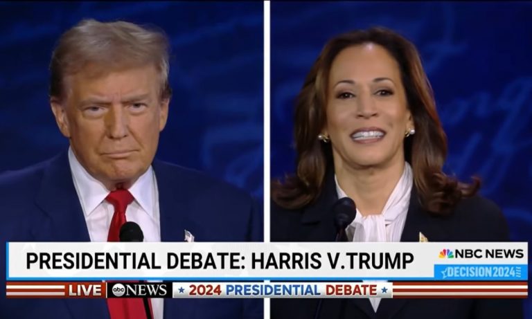 Donald Trump, Kamala Harris, Presidential debate