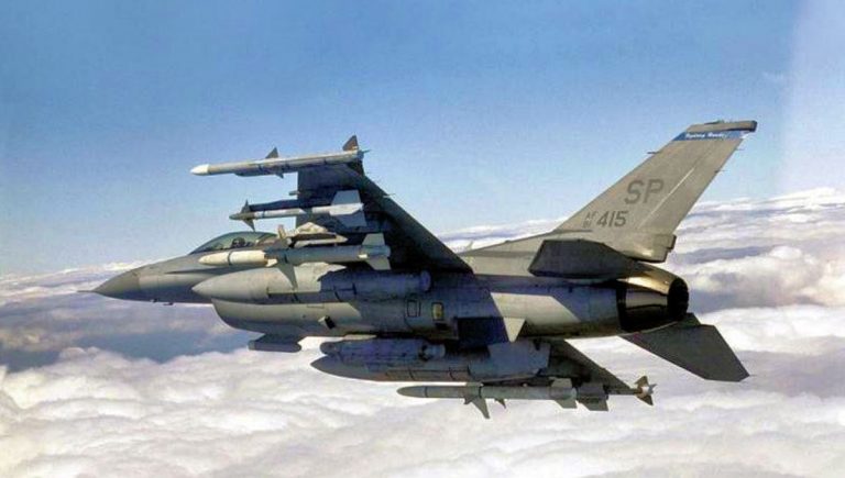 F-16C and Tomahawk Missiles.
