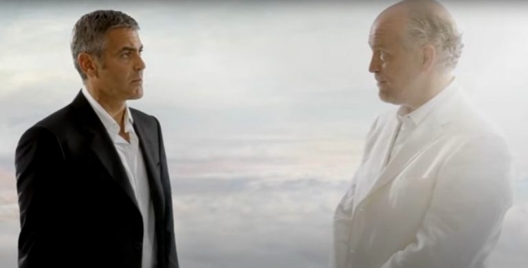 George Clooney and John Malkovich shill Nespresso in Europe. (Photo: ScreenCap)