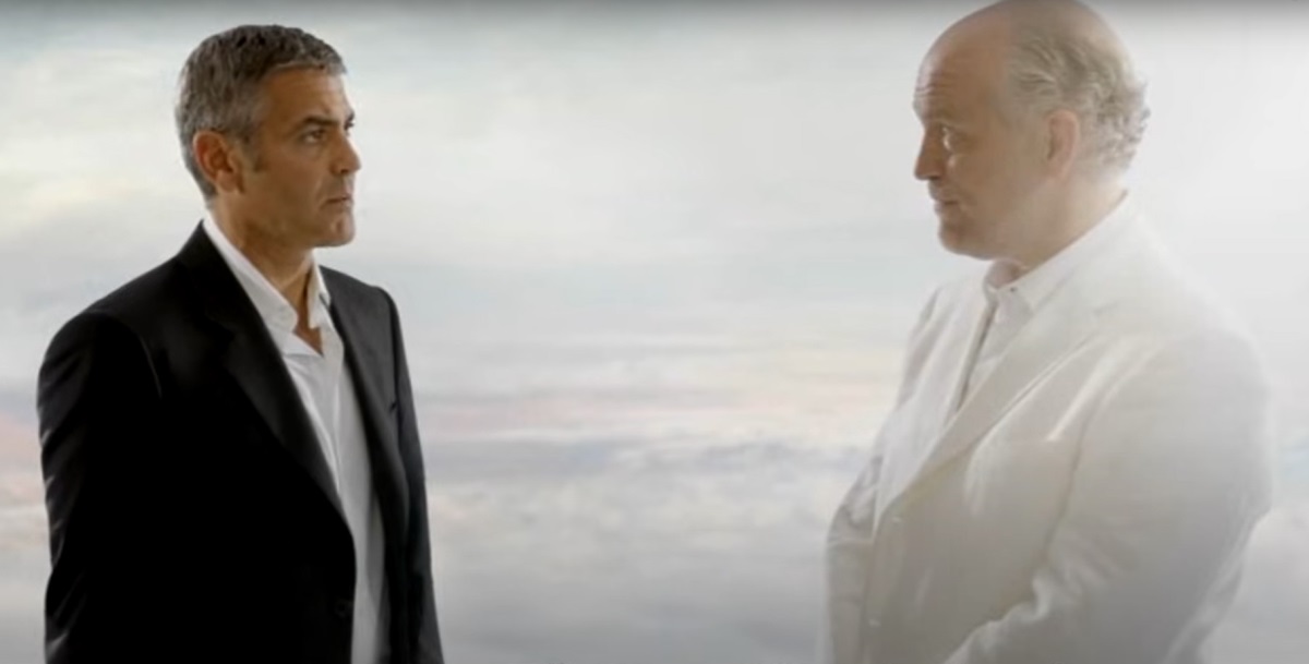 George Clooney and John Malkovich shill Nespresso in Europe. (Photo: ScreenCap)