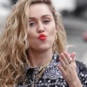 Miley Cyrus is a fickle lover. She swore off marijuana, but says she hasn’t closed the door to romancing the bud (Photo: Bang ShowBiz)