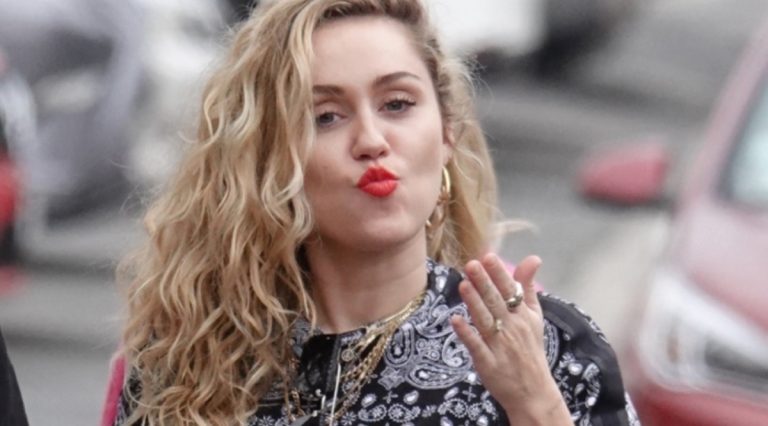 Miley Cyrus is a fickle lover. She swore off marijuana, but says she hasn’t closed the door to romancing the bud (Photo: Bang ShowBiz)