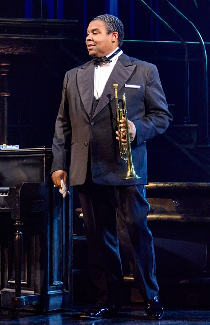 James Monroe Inglehart as Louis Armstrong. (Photo: Jeremy Daniel)