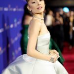 Ariana Grande gives off an Audrey Hepburn vibe at the 36th Annual Palm Springs International Film Awards. (Photo by Matt Winkelmeyer/Getty Images for Palm Springs International Film Society)