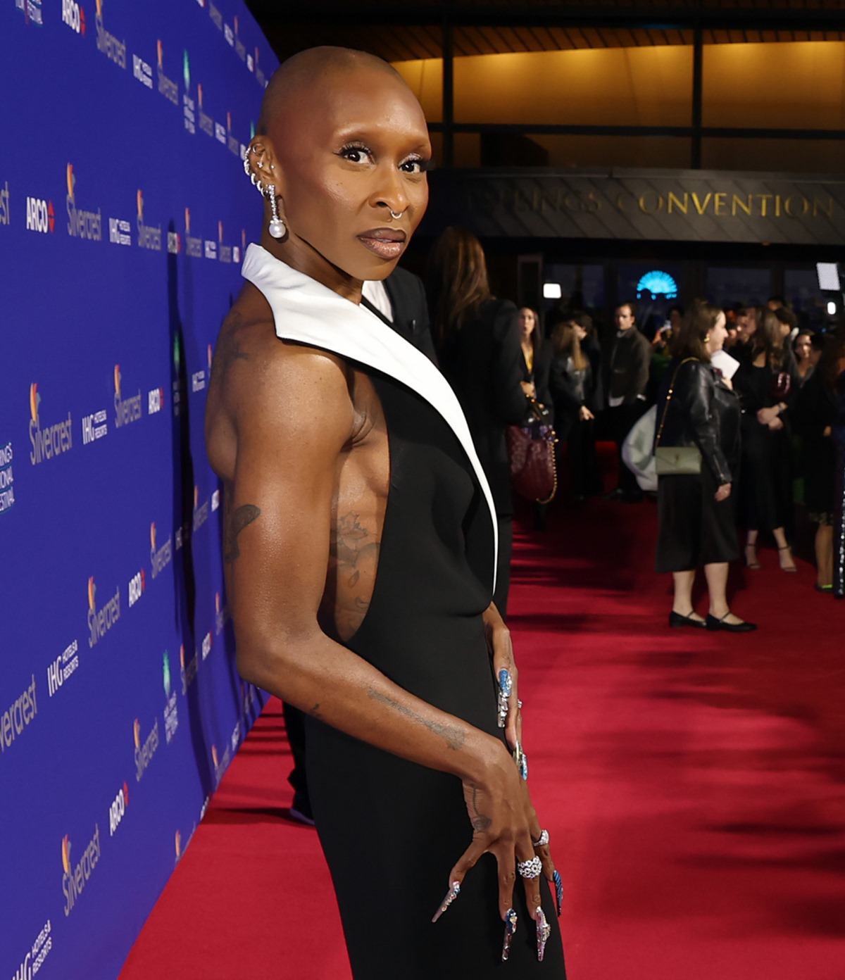 Cyntnia Erivo strikes a pose on the red carpet at the 36th Annual Palm Springs International Film Awards.