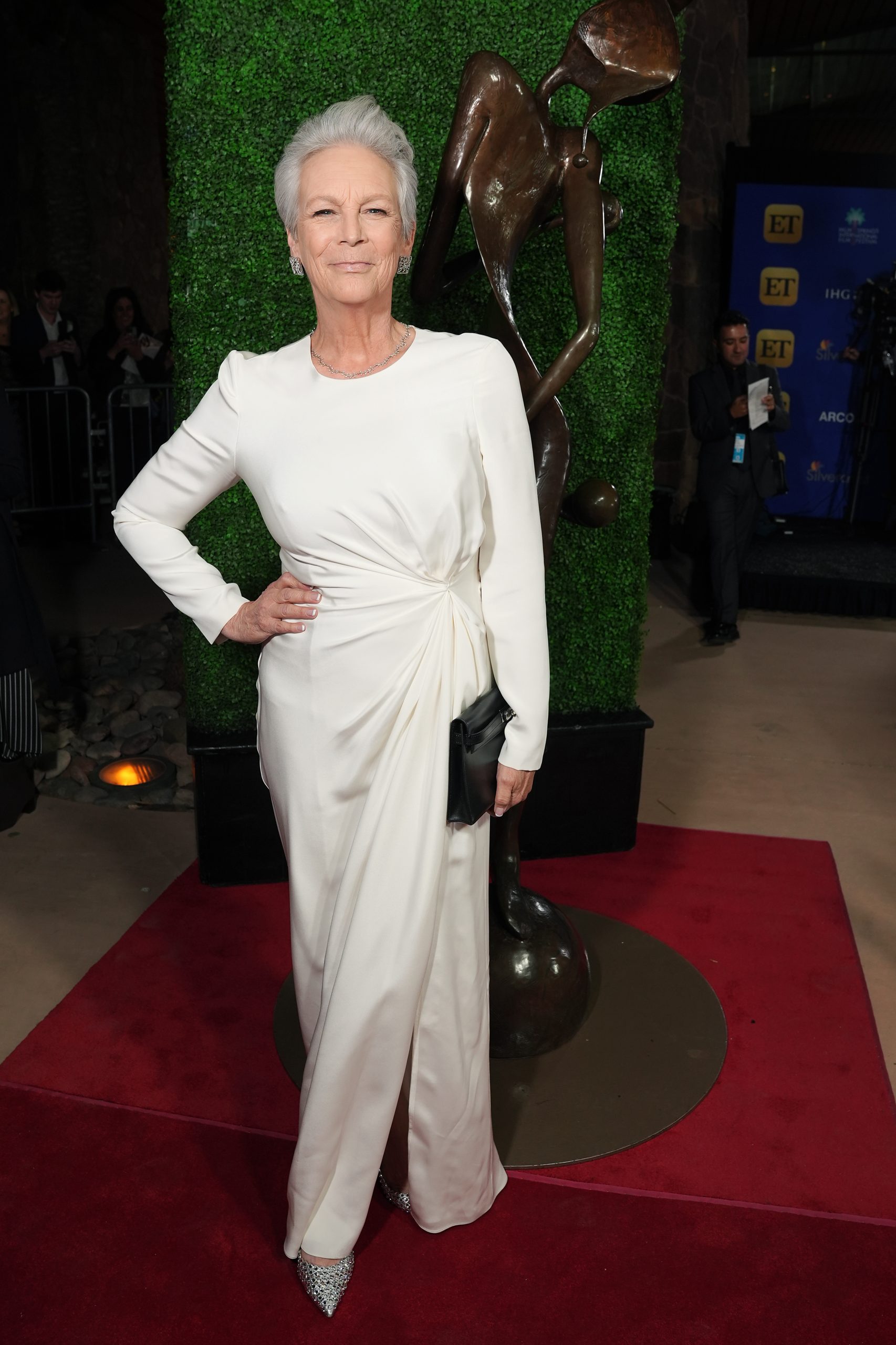 Jamie Lee Curtis attends the 36th Annual Palm Springs International Film Awards. (Photo by Presley Ann/Getty Images for Palm Springs International Film Society)