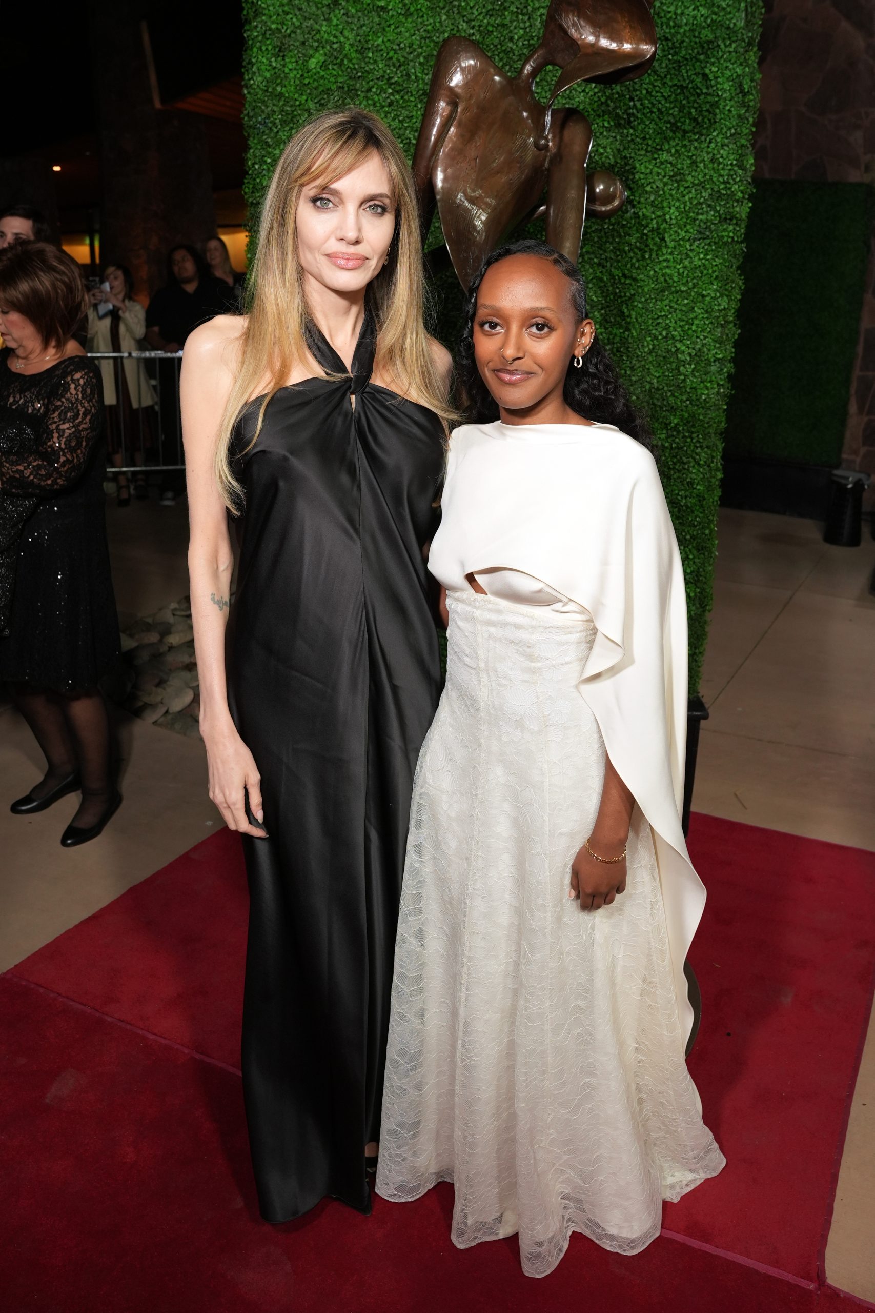 Angelina Jolie and Zahara Marley Jolie