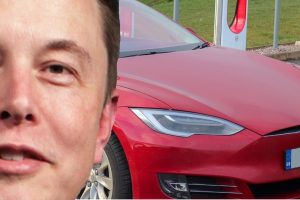 Elon Musk continues to support Donald Trump, even though Tesla is being crushed by Trump's anti-EV policies. (Photo: Vauxford/NYI Collage)
