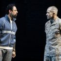 Anthony Michael Lopez and Jake Gyellenhall (right) in Othello on Broadway. (Photo: Julieta Cervantes)