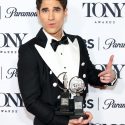 Darren Criss poses with the Best Musical award for "Maybe Happy Ending." (Photo by Arturo Holmes/WireImage)