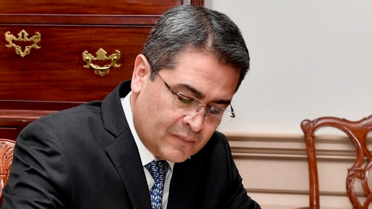Ex-Hounduran President Juan Orlando Hernandez was convicted of drug trafficking last year. (Photo: U.S. State Dept.)