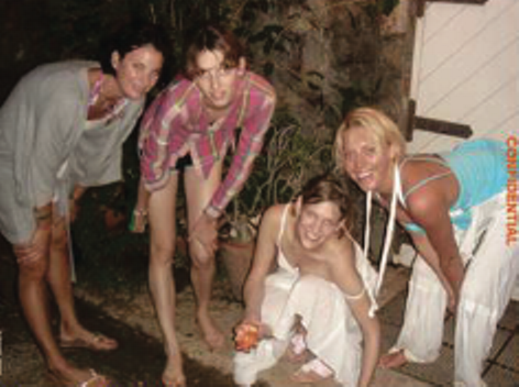 Young girls pose at Epstein's Caribbean retreat, Little St. James Island, circa 2006. (Photo: SDNY)
