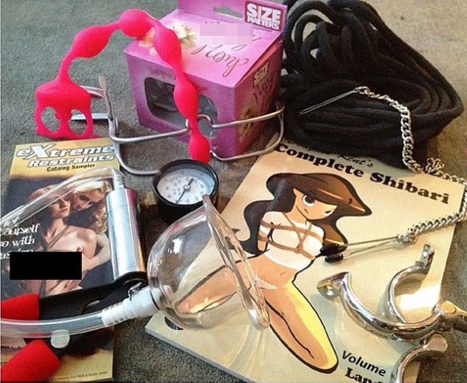 Police discovered sex toys during raids on Epstein's properties that likely were used on underage girls. (Photo: HOC)