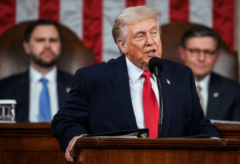 President Donald Trump delivers his State of the Union address that veered into lies and misstatements. (White House Photo by Daniel Torok)