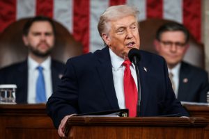 President Donald Trump delivers his State of the Union address that veered into lies and misstatements. (White House Photo by Daniel Torok)
