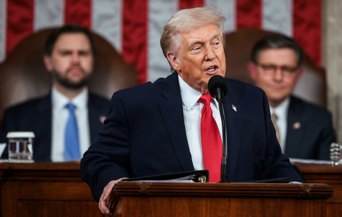 President Donald Trump delivers his State of the Union address that veered into lies and misstatements. (White House Photo by Daniel Torok)