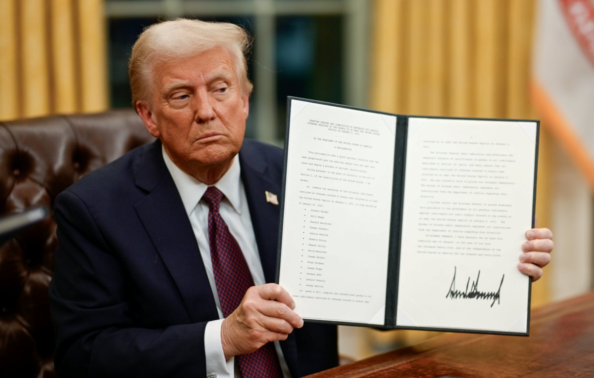 Donald Trump has granted pardons in a pay-for-play roulette during his first year in office. (Photo: White House)