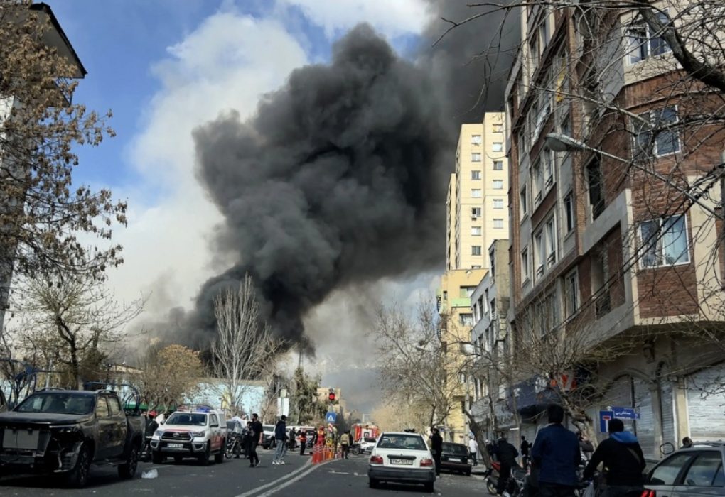 Iranian missile strike