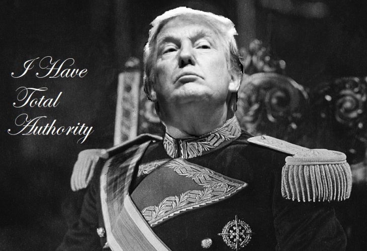 Donald Trump acts like an imperial president whose graft and corruption rival medieval kings. (Photo collage: NYI)