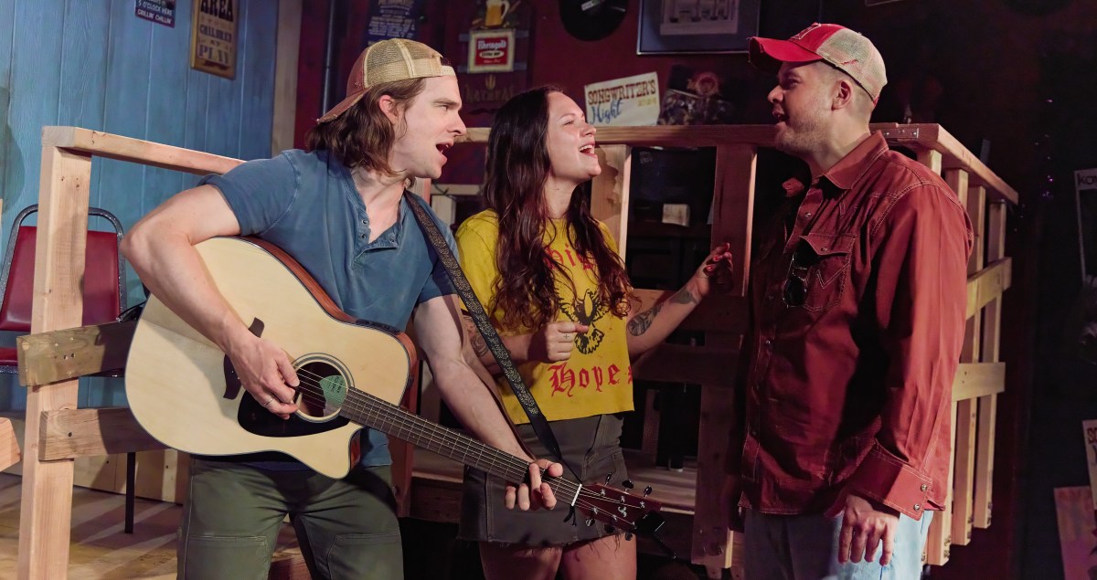 The cast performing in Off-Broadway's 'Music City.'