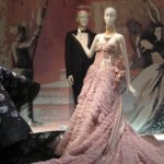 John Galliano gowns for Dior, circa 2011, on display in Moscow. exhibition, 2011)