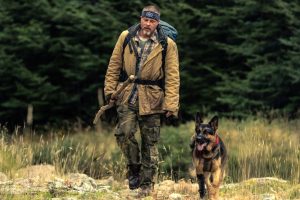 Brad Pitt in a scene with Odin, in his new film 'Heart of the Beast.' (Photo: Paramount)