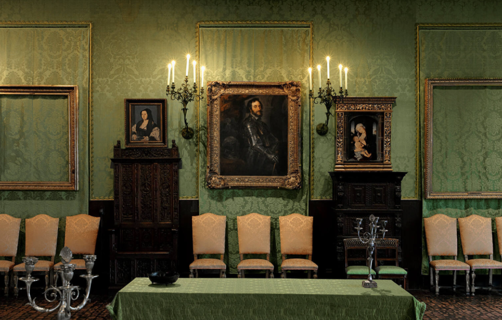 Empty frames still hang on the walls at the Isabella Stewart Gardner Museum in Boston where thieves made off with several masterpieces. (Photo: Isabella Stewart Gardner Museum)