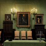 Empty frames still hang on the walls at the Isabella Stewart Gardner Museum in Boston where thieves made off with several masterpieces. (Photo: Isabella Stewart Gardner Museum)