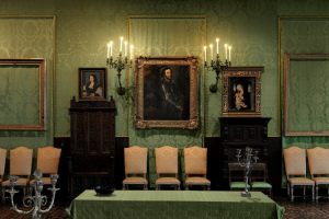 Empty frames still hang on the walls at the Isabella Stewart Gardner Museum in Boston where thieves made off with several masterpieces. (Photo: Isabella Stewart Gardner Museum)