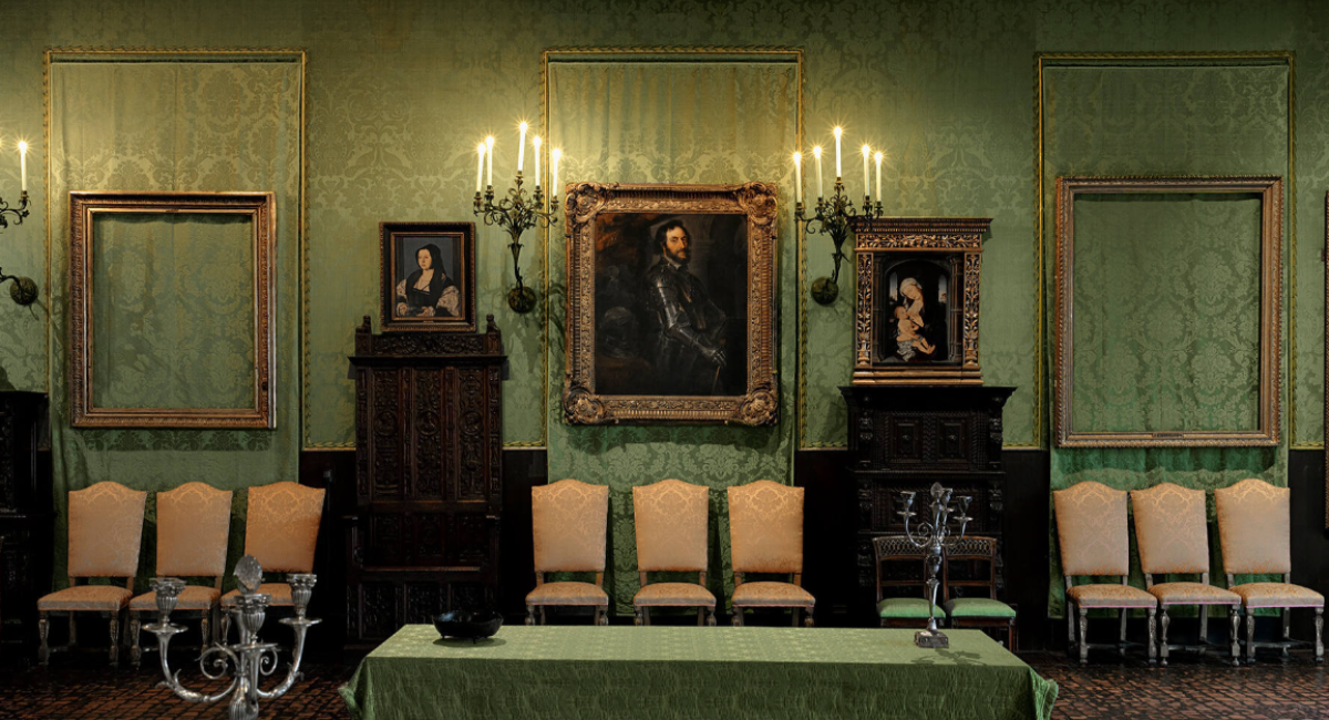 Empty frames still hang on the walls at the Isabella Stewart Gardner Museum in Boston where thieves made off with several masterpieces. (Photo: Isabella Stewart Gardner Museum)