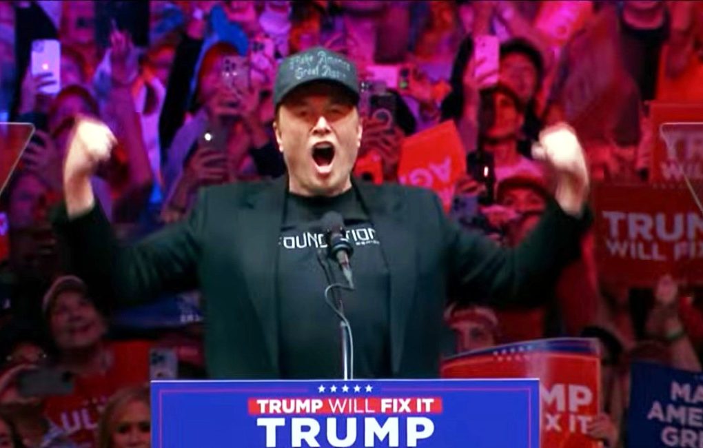 Elon Musk and Donald Trump may be a dangerous combination of a megalomanic and a demagogue. (Photo: ScreenCap)